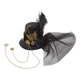 Maxbell Steampunk Top Hat Punk Masquerade Costume Halloween Pirate Headgear Party