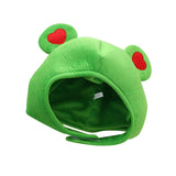 Maxbell Funny Plush Frog Hat Animal Cosplay Warm Dress Winter for Party Birthday Green Heart