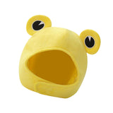 Maxbell Funny Plush Frog Hat Animal Cosplay Warm Dress Winter for Party Birthday Yellow