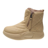 Maxbell Winter Snow Boots Warm Lined Short Boots Fashion for Trekking Hiker Winter 38 Khaki