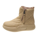 Maxbell Winter Snow Boots Warm Lined Short Boots Fashion for Trekking Hiker Winter 40 Khaki
