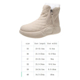 Maxbell Winter Snow Boots Warm Lined Short Boots Fashion for Trekking Hiker Winter 36 Beige