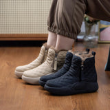 Maxbell Winter Snow Boots Warm Lined Short Boots Fashion for Trekking Hiker Winter 39 Beige