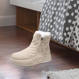 Maxbell Winter Snow Boots Warm Lined Short Boots Fashion for Trekking Hiker Winter 39 Beige