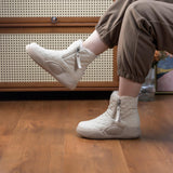 Maxbell Winter Snow Boots Warm Lined Short Boots Fashion for Trekking Hiker Winter 40 Beige