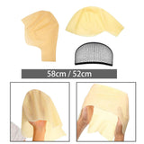 Maxbell Skinhead Cap Bald Cap Cosplay Durable Latex for Movie Fancy Dress Festivals Adult
