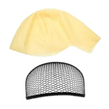 Maxbell Skinhead Cap Bald Cap Cosplay Durable Latex for Movie Fancy Dress Festivals Child with Hairnet