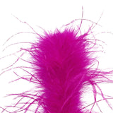 Maxbell Feather Slap Bracelets Decoration Wrist Sleeve for New Year Cosplay Teens Pink