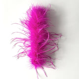 Maxbell Feather Slap Bracelets Decoration Wrist Sleeve for New Year Cosplay Teens Pink