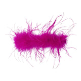 Maxbell Feather Slap Bracelets Decoration Wrist Sleeve for New Year Cosplay Teens Pink