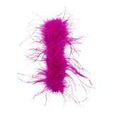 Maxbell Feather Slap Bracelets Decoration Wrist Sleeve for New Year Cosplay Teens Pink