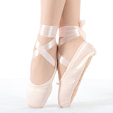 Maxbell Ballet Shoes Ballerina Shoes with Toe Pad Ballet Pointe Slippers