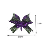 Maxbell Sequin Butterfly Crop Top Halloween Party Belly Dance Club Rave Violet Green