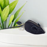 Maxbell Lovely Purse Organizer Pendant Portable Casual for Outdoor Headset Storage Black