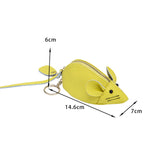 Maxbell Lovely Purse Organizer Pendant Portable Casual for Outdoor Headset Storage Yellow