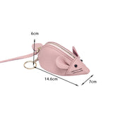 Maxbell Lovely Purse Organizer Pendant Portable Casual for Outdoor Headset Storage Pink