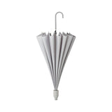 Maxbell Long Handle Umbrella Auto Open Weatherproof Travel Umbrella Rain Umbrellas Gray