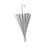 Maxbell Long Handle Umbrella Auto Open Weatherproof Travel Umbrella Rain Umbrellas Gray