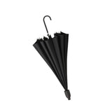 Maxbell Long Handle Umbrella Auto Open Weatherproof Travel Umbrella Rain Umbrellas Black