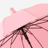 Maxbell Long Handle Umbrella Auto Open Weatherproof Travel Umbrella Rain Umbrellas Pink