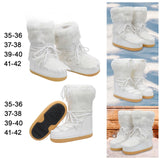 Maxbell Women's Snow Boots Long Boots Anti Slip Water Resistant Ski Boots for Work Style A 35-36