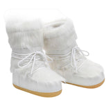 Maxbell Women's Snow Boots Long Boots Anti Slip Water Resistant Ski Boots for Work Style A 35-36
