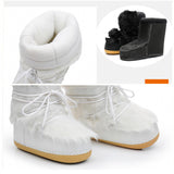 Maxbell Women's Snow Boots Long Boots Anti Slip Water Resistant Ski Boots for Work Style A 35-36
