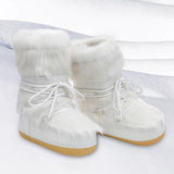 Maxbell Women's Snow Boots Long Boots Anti Slip Water Resistant Ski Boots for Work Style A 35-36