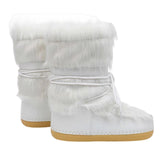 Maxbell Women's Snow Boots Long Boots Anti Slip Water Resistant Ski Boots for Work Style A 35-36