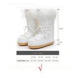 Maxbell Women's Snow Boots Long Boots Anti Slip Water Resistant Ski Boots for Work Style A 37-38