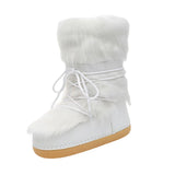 Maxbell Women's Snow Boots Long Boots Anti Slip Water Resistant Ski Boots for Work Style A 37-38