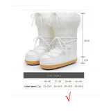 Maxbell Women's Snow Boots Long Boots Anti Slip Water Resistant Ski Boots for Work Style A 39-40