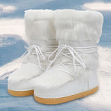 Maxbell Women's Snow Boots Long Boots Anti Slip Water Resistant Ski Boots for Work Style A 39-40