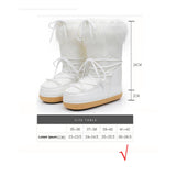 Maxbell Women's Snow Boots Long Boots Anti Slip Water Resistant Ski Boots for Work Style A 41-42
