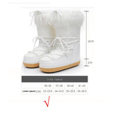 Maxbell Women's Snow Boots Long Boots Anti Slip Water Resistant Ski Boots for Work Style B 35-36