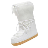 Maxbell Women's Snow Boots Long Boots Anti Slip Water Resistant Ski Boots for Work Style B 35-36