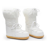 Maxbell Women's Snow Boots Long Boots Anti Slip Water Resistant Ski Boots for Work Style B 35-36