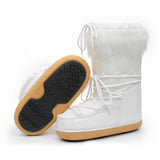Maxbell Women's Snow Boots Long Boots Anti Slip Water Resistant Ski Boots for Work Style B 35-36