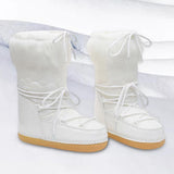 Maxbell Women's Snow Boots Long Boots Anti Slip Water Resistant Ski Boots for Work Style B 39-40