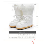 Maxbell Women's Snow Boots Long Boots Anti Slip Water Resistant Ski Boots for Work Style B 41-42