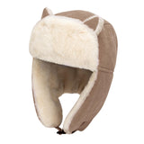 Maxbell 55-58cm Winter Bomber Hat Ski Caps Outdoor Trooper Trapper Hat for Unisex Khaki