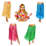 Maxbell hawaiian Skirt Costume Set Fancy Dress Luau National Dress Cosplay 60cm Brown