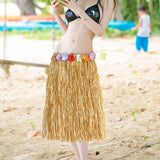 Maxbell hawaiian Skirt Costume Set Fancy Dress Luau National Dress Cosplay 60cm Brown