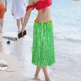 Maxbell hawaiian Skirt Costume Set Fancy Dress Luau National Dress Cosplay 80cm Green