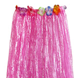Maxbell hawaiian Skirt Costume Set Fancy Dress Luau National Dress Cosplay 60cm Pink