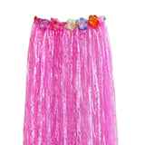 Maxbell hawaiian Skirt Costume Set Fancy Dress Luau National Dress Cosplay 80cm Pink