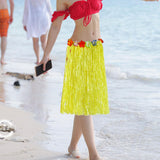 Maxbell hawaiian Skirt Costume Set Fancy Dress Luau National Dress Cosplay 60cm Yellow