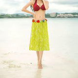Maxbell hawaiian Skirt Costume Set Fancy Dress Luau National Dress Cosplay 60cm Yellow