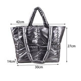 Maxbell Classic Tote Bag Decor Wallets Crafts Large for Dating Birthday Working Grey