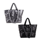 Maxbell Classic Tote Bag Decor Wallets Crafts Large for Dating Birthday Working Grey